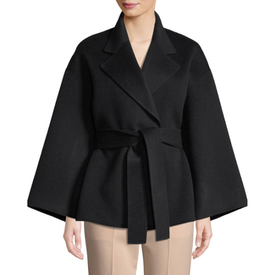 Theory Bell-Sleeve Wool & Cashmere Belted Jacket - Jackets - Clothing