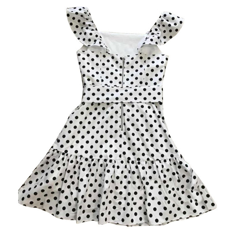 Alice + Olivia Farah Sleeveless Polka-Dot Mini Dress - Day - Dresses ...