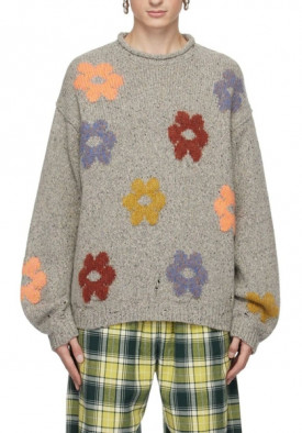 Acne Studios Floral Jacquard Sweater