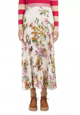Max Mara Weekend Garbo Floral Print Skirt 