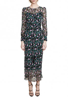 Veronica Beard Tatum Floral Midi Dress