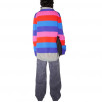 Acne Studios Face Patch Striped Wool Sweater
