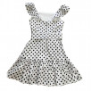 Alice + Olivia Farah Sleeveless Polka-Dot Mini Dress