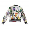 Alice + Olivia Lonnie Reversible Floral Print Bomber Jacket