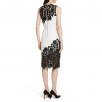 Alice + Olivia Margy Guipure Lace Fitted Dress