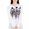 Alice + Olivia Ruthy Stace Knit Cotton-Blend Cardigan