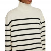 Anine Bing Courtney Striped Wool-Cashmere Sweater