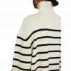 Anine Bing Courtney Striped Wool-Cashmere Sweater