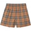 Burberry Vintage Check Side-Stripe Stretch Cotton Shorts