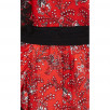 Cinq à Sept Petra Sleeveless Lace-Trim Faux-Wrap Silk Dress