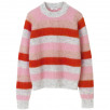 Ganni Cordelia Striped Mohair & Wool Sweater