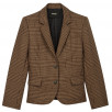 Maje Vedela Checked Fitted Suit Jacket
