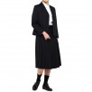Margaret Howell Fine Wool Poplin Pleated Skirt
