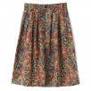 Margaret Howell Pretty Inverted Paisley Twill Skirt