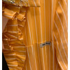 Miu Miu Embellished-collar Striped Cotton Shirtdress