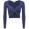 Reiss Iona Knitted Twist Cropped Top & Pencil Skirt