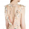 Reiss Almeria Floral Devoré Silk-Blend Maxi Dress