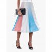 Reiss Nina Pleated Color-Block Skirt