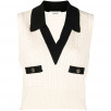 Sandro Suzy Cable Knit Wool-Blend Vest