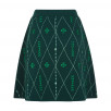 Sandro Damien Botanical Embroidery Skirt