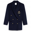 Sandro Navie Double-Faced Chest Patch Wool Blazer