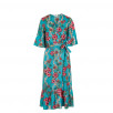 Sandro Tinca Floral-Print Silk Midi Wrap Dress