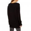 T by Alexander Wang Raw Edge V-Neck Long Sweater