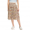 Tory Burch Pleated Tie Wrap Voile Skirt