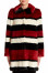 Alice + Olivia Kinsley Oversized Stripe Faux Fur Coat