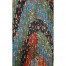 Alice + Olivia Katz Patchwork Floral Chevron Pleated Maxi Skirt