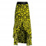 Alice + Olivia Sueann Asymmetric Tiered Ruffle Floral Silk Skirt