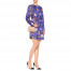 Diane von Furstenberg Floral Tie Waist Mini Dress