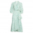 Rebecca Taylor Emerald Daisy Ruffle Detail Cotton Dress
