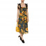 Sandro Sunset Silk Floral Print Dress