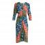 Veronica Beard Mary Ruched Patchwork Dress